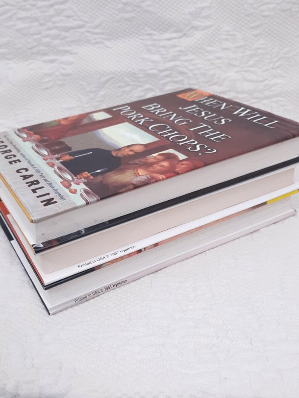 George Carlin 3 Hardcover Book Set Brain Droppings Napalm Silly Putty Comedy - Picture 12 of 13